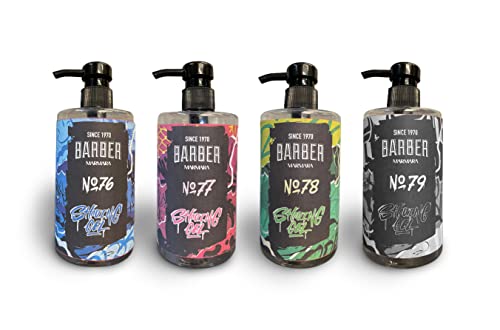 barber marmara MARMARA Rasiergel Männer No.79 - Herren transparent 500ml - Shaving Gel Men - für eine präzise Rasur der Bartkonturen - optimales Gleiten - Kühlt die Haut - mit Pumpenspender