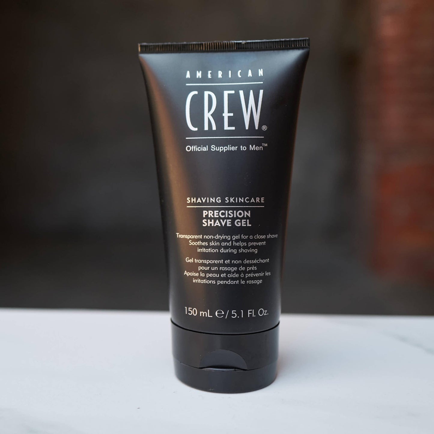AMERICAN CREW – Precision Shave Gel, 150 ml, Rasiergel für präzise Rasuren, Gel spendet Feuchtigkeit & beruhigt die Haut, Pflegeprodukt beugt Irritationen vor