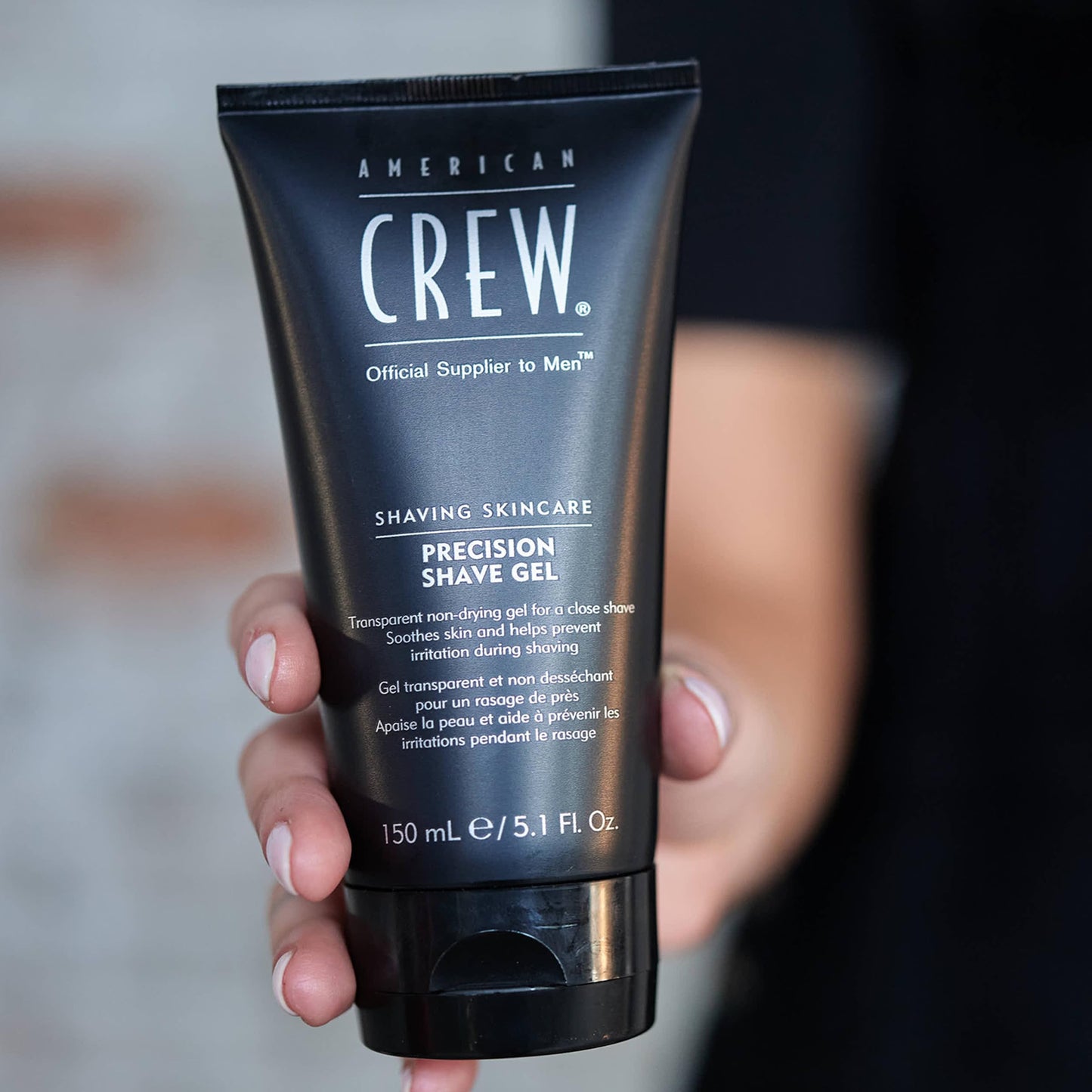 AMERICAN CREW – Precision Shave Gel, 150 ml, Rasiergel für präzise Rasuren, Gel spendet Feuchtigkeit & beruhigt die Haut, Pflegeprodukt beugt Irritationen vor